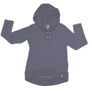 MOUNTAIN HARDWEAR navy Sevena Hooded Sweater Size Large EUC